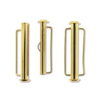 Metall Magnetverschluss slide bar 31.5mm Gold